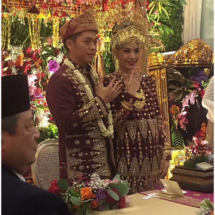 Foto Pernikahan Anak Hatta Rajasa dengan Adara Taista 5 Bulan Lalu