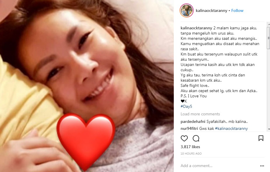 Kalina Oktarani Isyaratkan Punya Pacar Baru