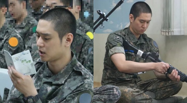 Go Kyung Pyo Serius Jalani Latihan Dasar Militer