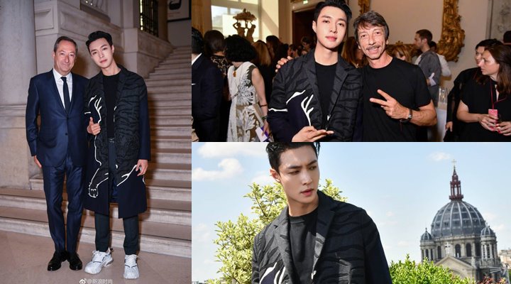 Penampilan Lay EXO di Fashion Show Valentino di Paris Fashion Week