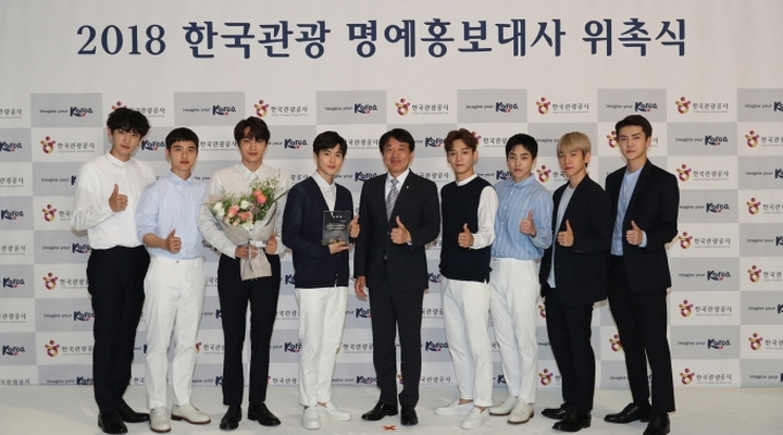 Foto: Terpilih Jadi Duta Kehormatan, EXO Siap Terlibat Dalam Video Promosi Terbaru Untuk Pariwisata Korea