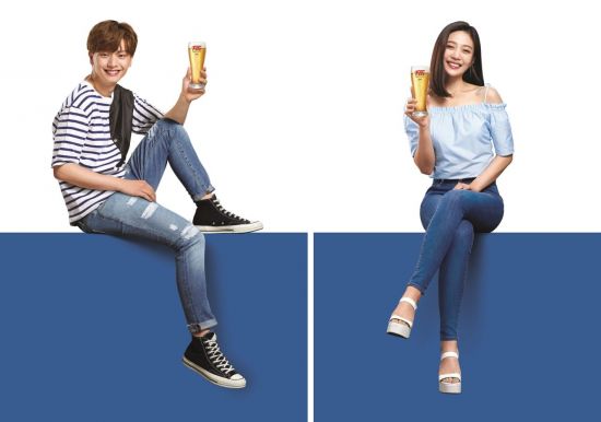 Sungjae dan Joy jadi model brand bir