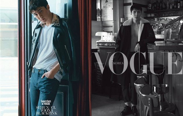 Pemotretan Terbaru Sehun EXO Bareng Vogue Korea Untuk Edisi Agustus 2018