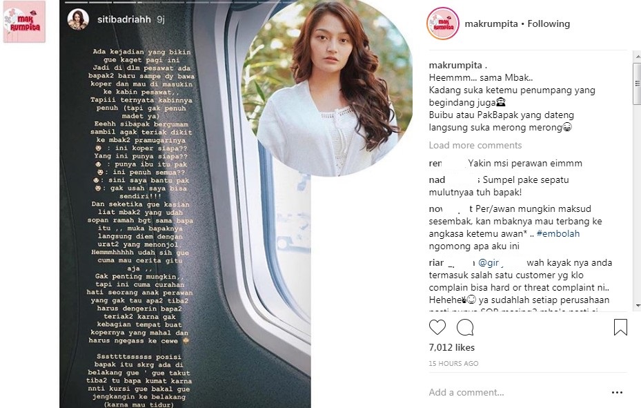 Siti Badriah Cerita Pengalaman di Pesawat Saat Dikejutkan Oleh Suara Teriakan Seorang Penumpang