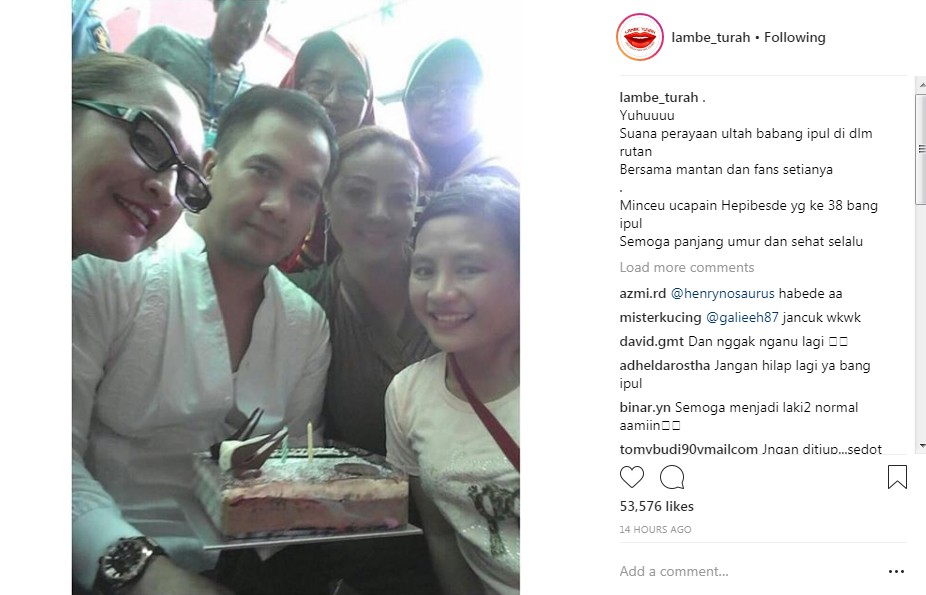 Saiful Jamil Diberi Kejutan Ultah Oleh Keluarga Hingga Fans