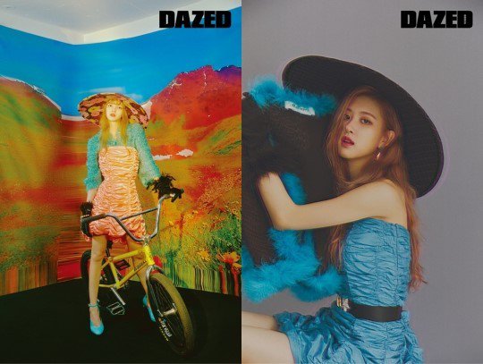 Pemotretan Terbaru Lisa dan Rose bersama Dazed Korea