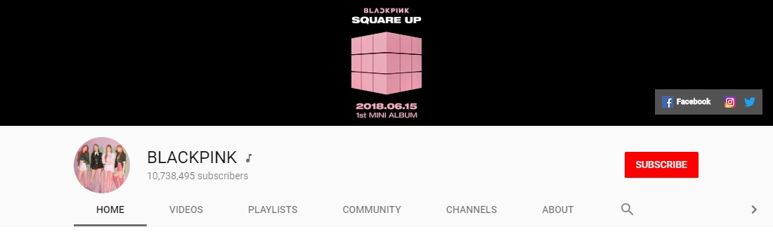 Black Pink Sukses Raih 10 Juta Subscriber di YouTube