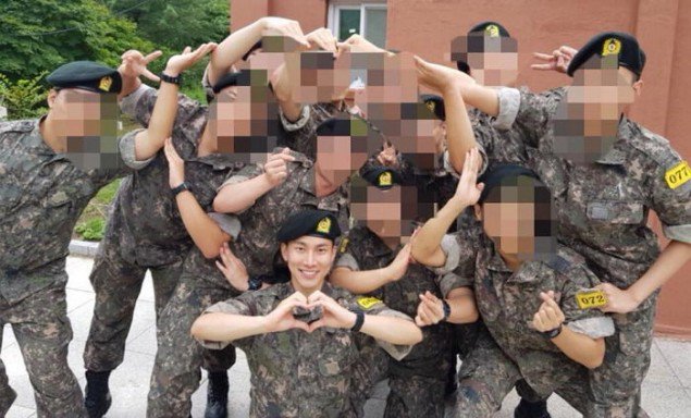 Eunkwang BTOB Ceria Saat Jalani Wajib Militer