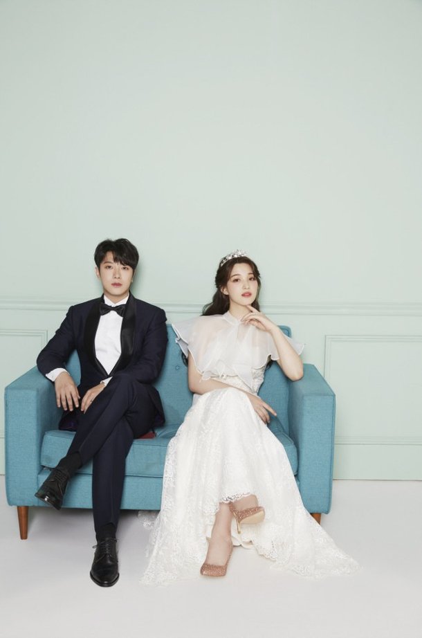 foto pernikahan Minhwan dan Yulhee