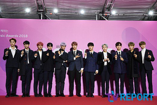 Wanna One di Melon Music Awards 2018
