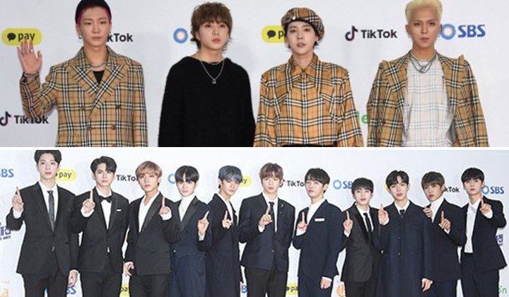 Foto: Ganteng Maksimal, Intip Penampilan Wanna One Hingga Winner di Red Carpet SBS Gayo Daejeon 2018
