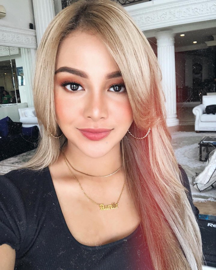 Aurel Hermansyah Mirip Kylie Jenner dengan Tampilan Rambut Blonde