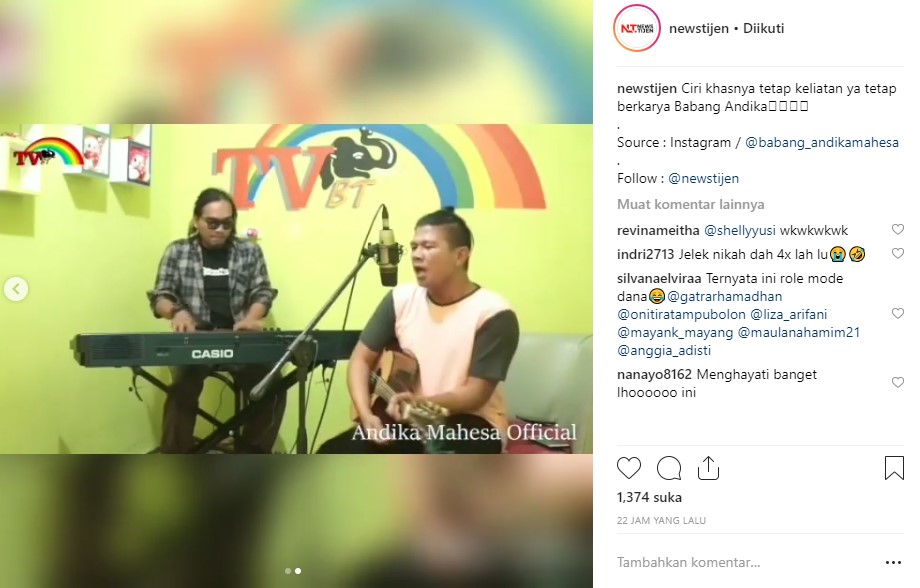 Andika Eks Kangen Band Cover Lagu Kemarin Milik Seventeen