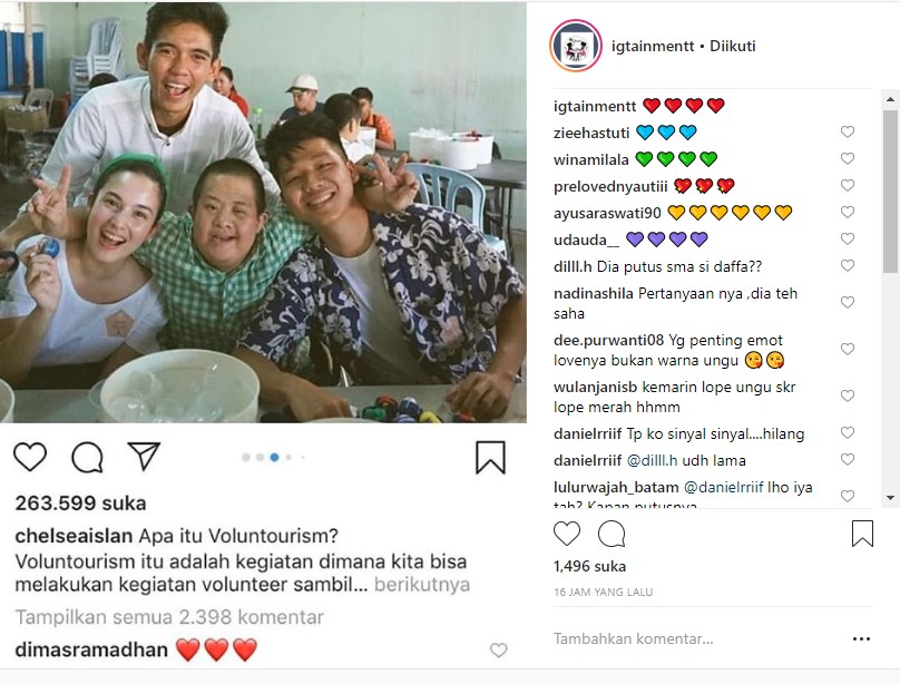 Chelsea Islan Disebut Sudah Move On dari Daffa Wardhana Gara-Gara Ini