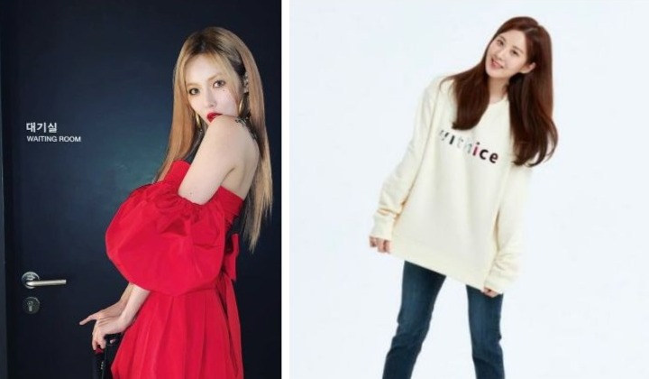 Foto: Tampil Seksi Pakai Dress Merah, Lebih Cantik HyunA-Sulli Atau Seohyun SNSD?