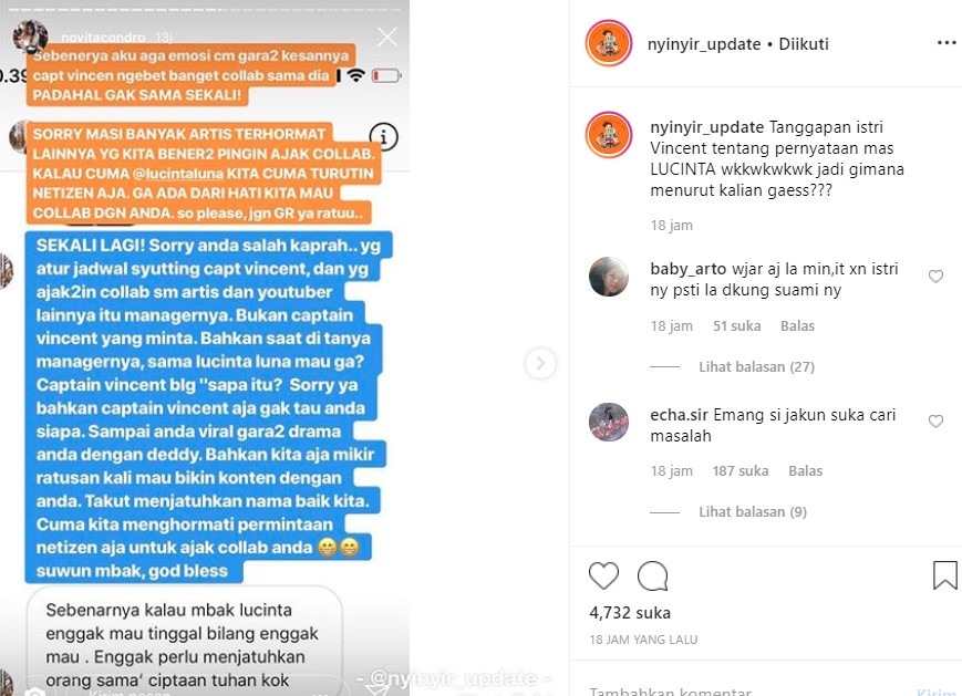 Istri Vincent Raditya Bongkar Bukti Ini