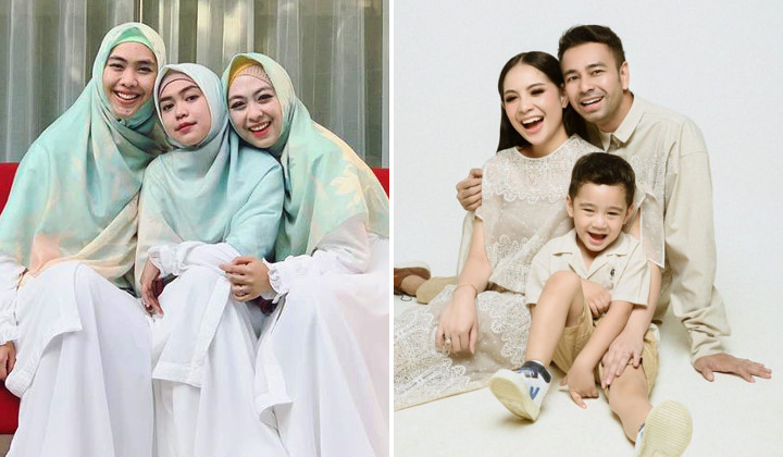 Foto: Sederhana hingga Mewah, Intip 10 Potret Kompak Keluarga Selebriti Indonesia di Hari Lebaran