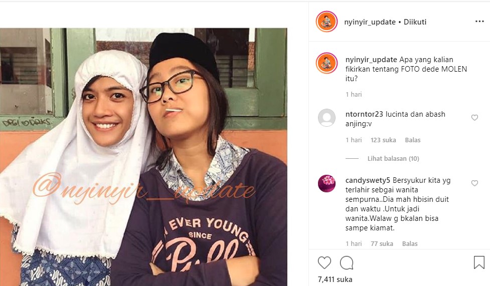 Millendaru Ternyata Gemar Pakai Hijab, Begini Reaksi Netter