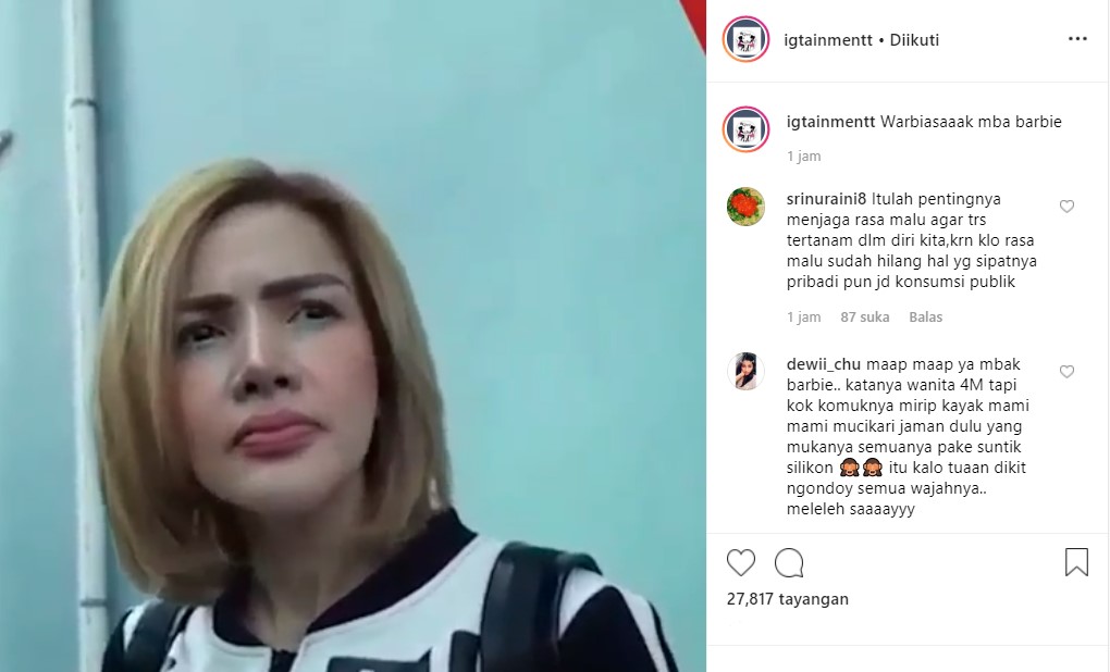 Barbie Kumalasari Kini Ungkap Fakta Berbeda Soal Urusan Ranjang, Netter Cibir Urat Malu Putus