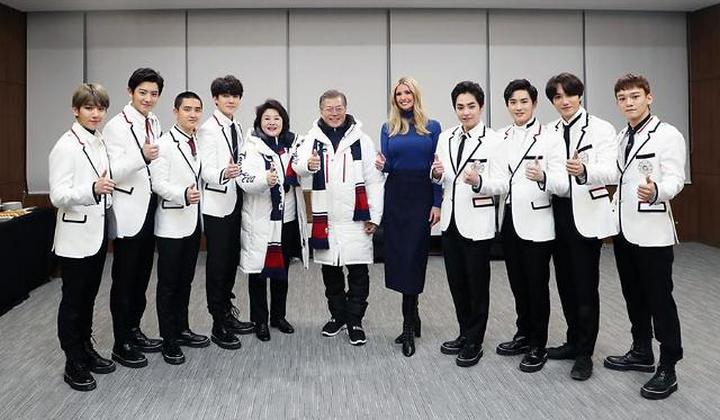 Jadi Grup Yang Diundang Ketemu Donald Ivanka Trump Oleh Presiden Korsel Exo Bikin Fans Bangga