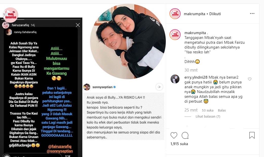 Geram Anak Dibully Disebut Risiko, Fairuz A. Rafiq Bakal Turut Jebloskan Kumalasari