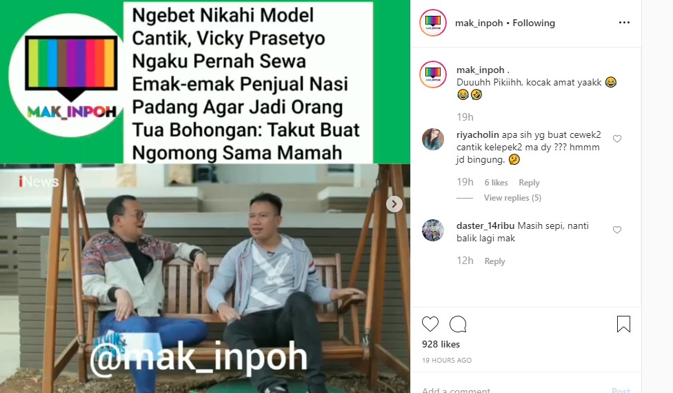 Terkuak, Vicky Prasetyo Ternyata Pernah Sewa Emak-Emak Demi Bisa Nikahi Model Cantik