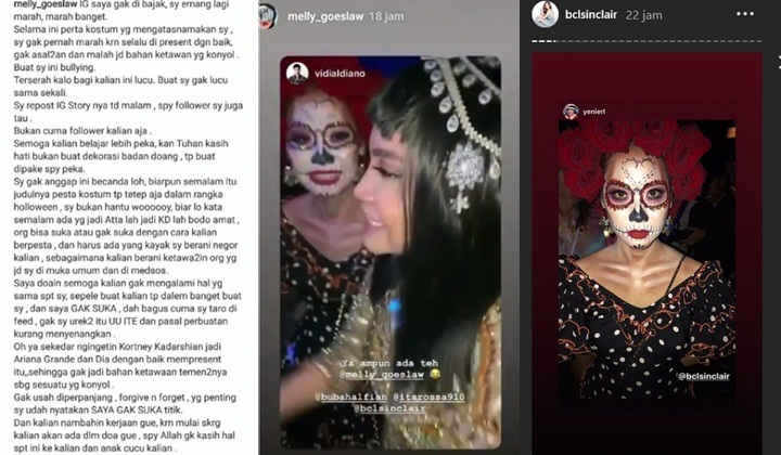 Bunga Citra Lestari di Pesta Halloween