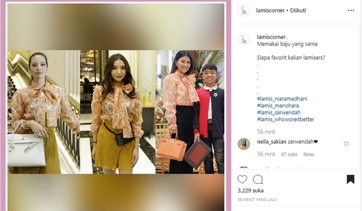 Disandingkan Bersama Nia Ramadhani dan Sarwendah, Wajah Manohara Pinot Dikomentari