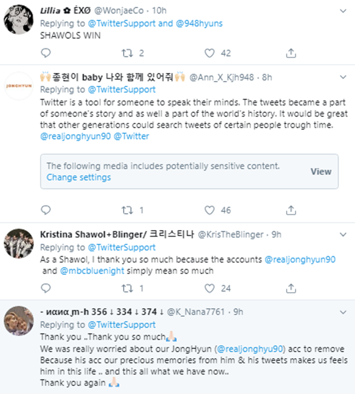 Twitter Buat Kebijakan Baru, Shawol Tolak Hapus Akun Mendiang Jonghyun SHINee Sebagai Kenangan