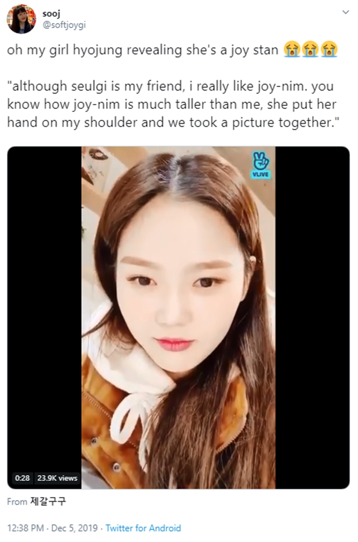 Tampak Malu-Malu, Imutnya Hyojung Oh My Girl Ngaku Jadi Fans Berat Member Red Velvet Ini