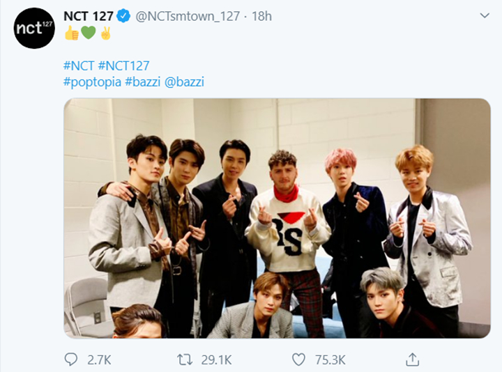 Manggung Bareng Deretan Penyanyi Amerika, NCT 127 Berbagi Momen Seru Lewat Foto-Foto Ini