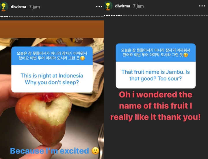 IU Jadi Trending Usai Tiba di Indonesia, Posting Asyik Makan Jambu Bikin Heboh