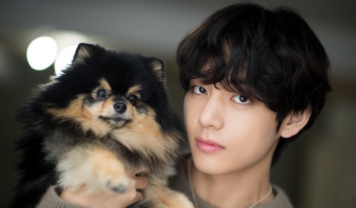 Berulang Tahun Dispatch Rilis Foto V Bts Bareng Peliharaan Bikin