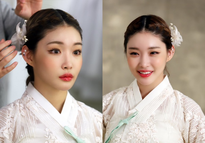 Bak Putri Kerajaan, Chungha Mencuri Perhatian Kala Pakai Busana Tradisional Korea