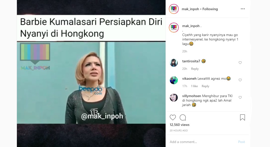 Ngaku Bangga, Barbie Kumalasari Umumkan Bakal Nyanyi di Hongkong Malah Disindir Halu?