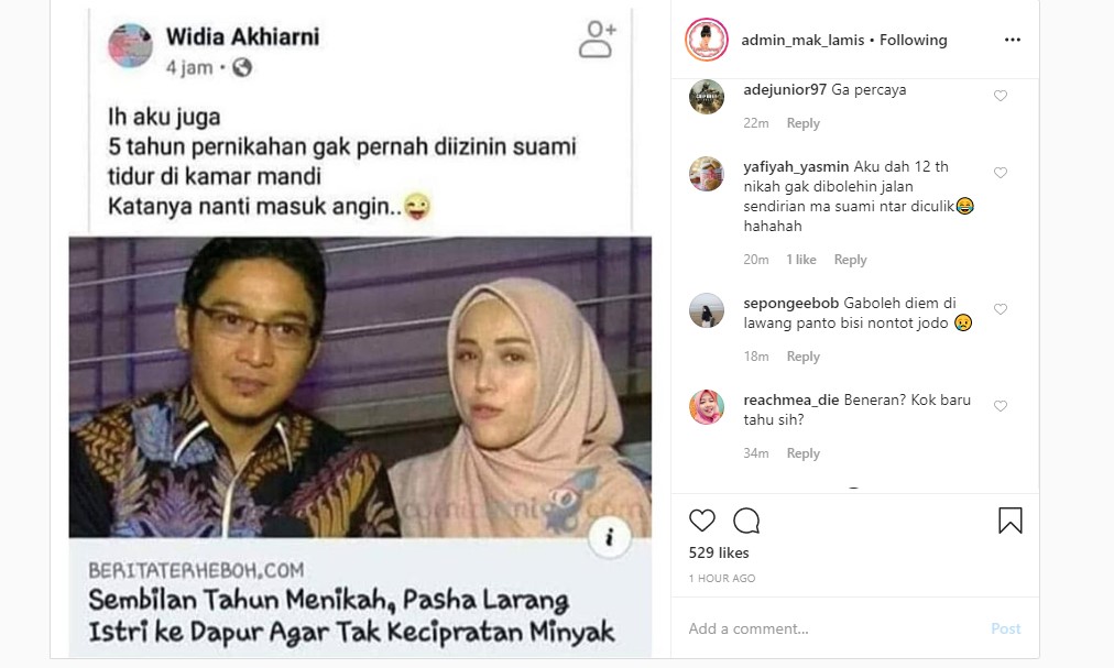 Pengakuan Istri Pasha Ungu Soal Ini Dijadikan Meme, Gelak Tawa Auto \'Pecah\'?