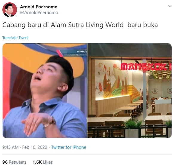 Jadi Meme Lagi, Chef Arnold Kembali Viral Gara-gara Pose ini di ‘MasterChef Indonesia’