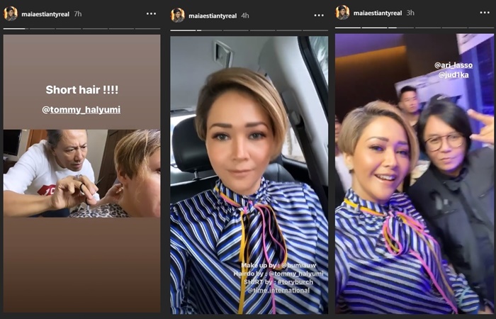 Pangkas Rambut Jadi Cepak Asimetris Bikin Maia Estianty Tambah Terlihat Awet Muda, Setuju?