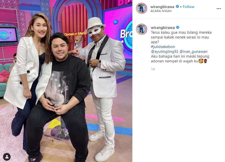 Ramal Ayu Ting Ting-Ivan Gunawan, Wirang Birawa Tempuh Jalur Hukum Usai ‘Diserang’ Fans