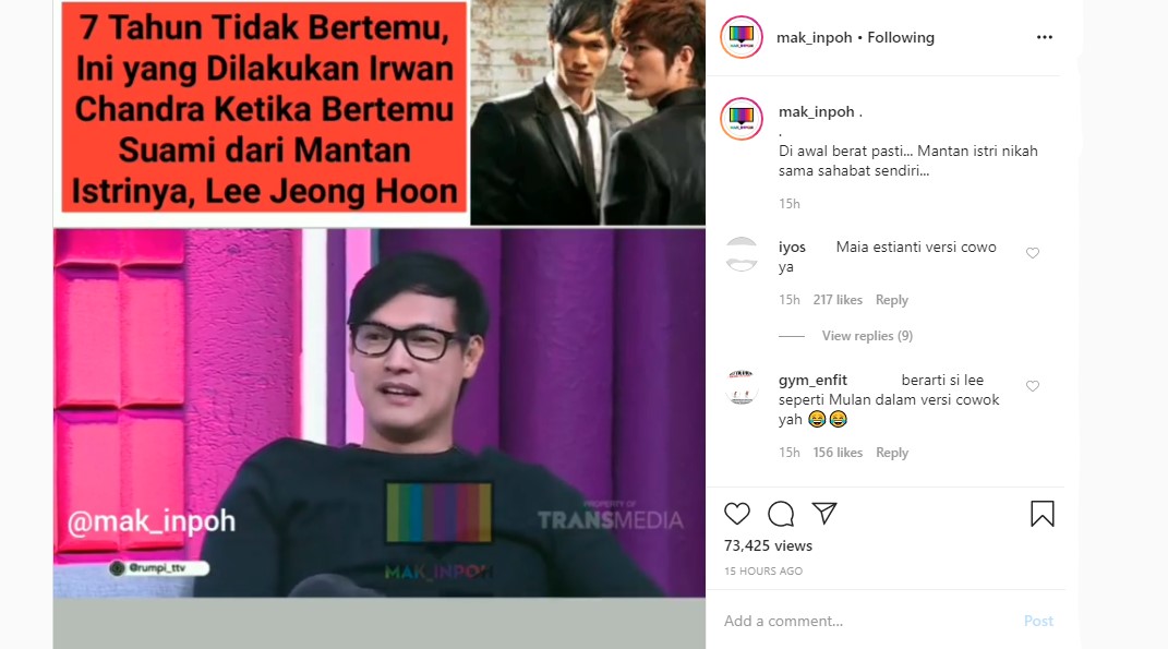 Irwan Chandra Lakukan Hal Tak Diduga Ini Kala Bertemu Lee Jeong Hoon