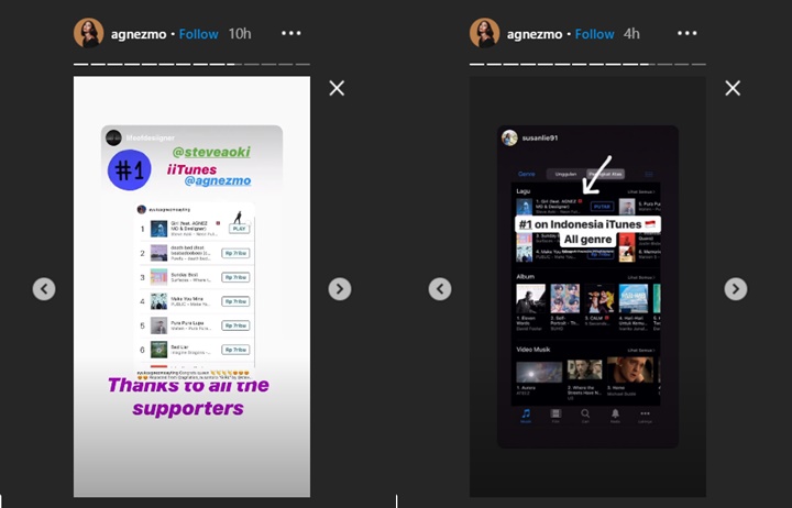 Puncaki Tangga Lagu, Rapp Agnez Mo di Single Baru Curi Perhatian