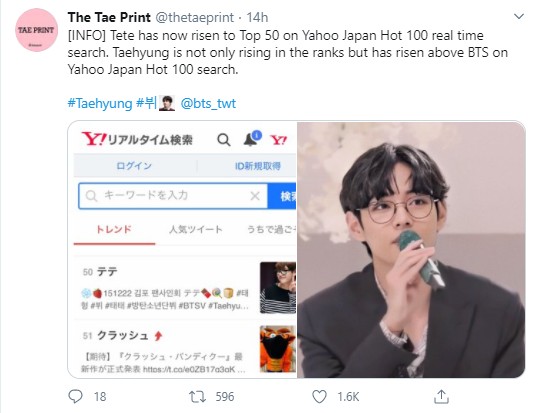 V BTSMendadak Jadi Viral di Jepang dan Dijuluki \'Pria dengan Kacamata\'