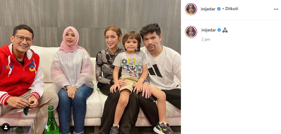 Tak Terlihat Temani Jessica Iskandar Kala Temui Sandiaga Uno, Fans Cari Keberadaan Richard Kyle