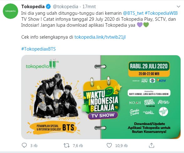 BTS Bakal Segera Adakan Penampilan Spesial untuk Indonesia