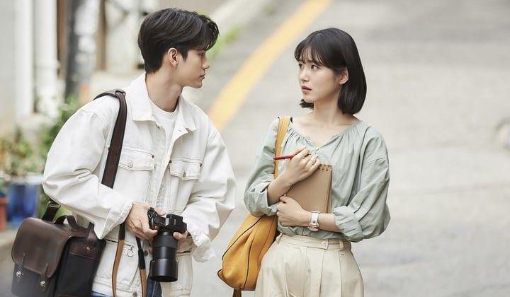 ong seung wu puji shin ye eun saat syuting drama baru ong seung wu puji shin ye eun saat syuting drama baru