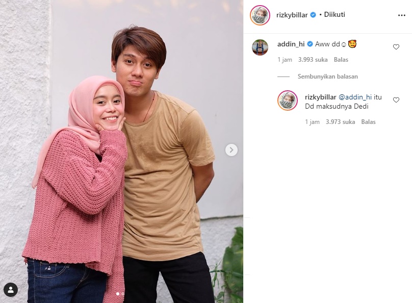 Perdana Pajang Foto Lesti di Instagram, Rizky Billar Digoda Gara-gara Beri Panggilan Begini