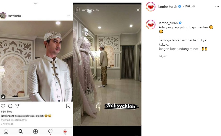 Beredar Potret Ali Syakieb Disebut-sebut Tengah Fitting Baju Pengantin, Bakal Segera Nikahi Margin?