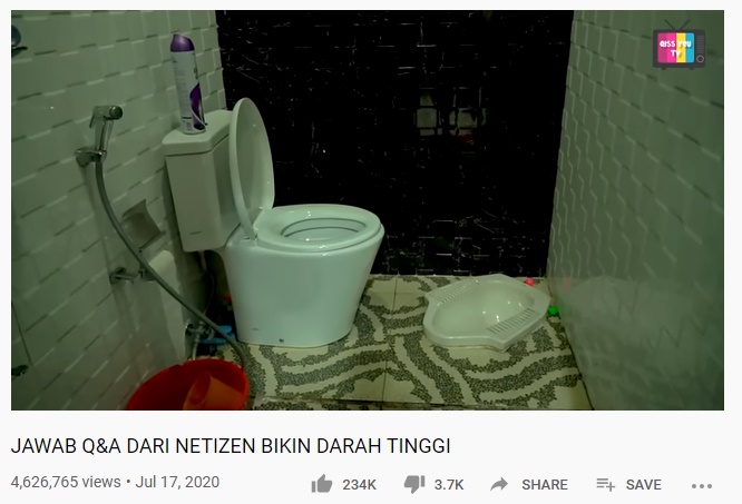 Toilet di Rumah Ayu Ting Ting Jadi Perbincangan, Ternyata Ini Alasan di Balik Desain Uniknya