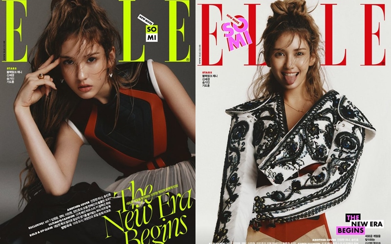 Song Min Ho Tampil Kece dengan Fashion Unik, Jeon Somi Julurkan Lidah di Majalah ELLE