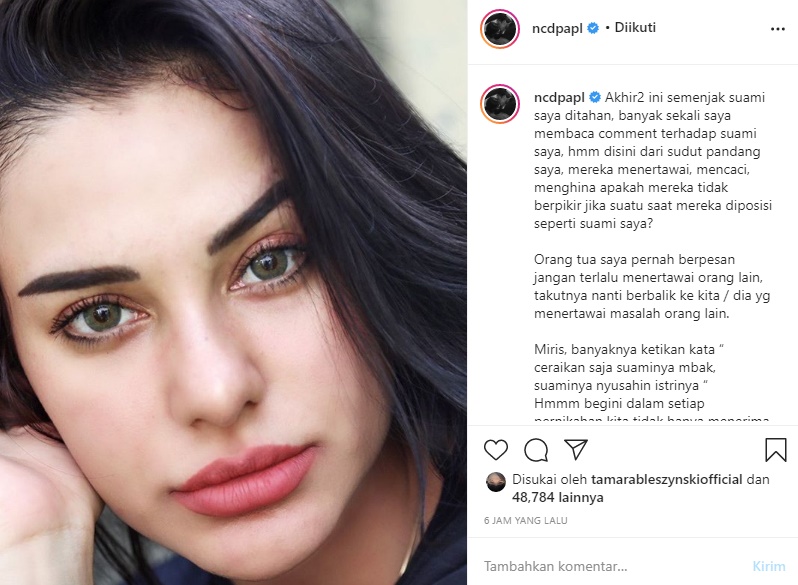 Jerinx SID Dicibir Suami yang Menyusahkan, Nora Alexandra Beri Jawaban Cerdas Saat Disuruh Cerai